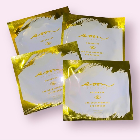 🔅FIVE🔅 SOON Golden Eye 24K Gold Hydrogel Eye Patches ➿ - Picture 2 of 4